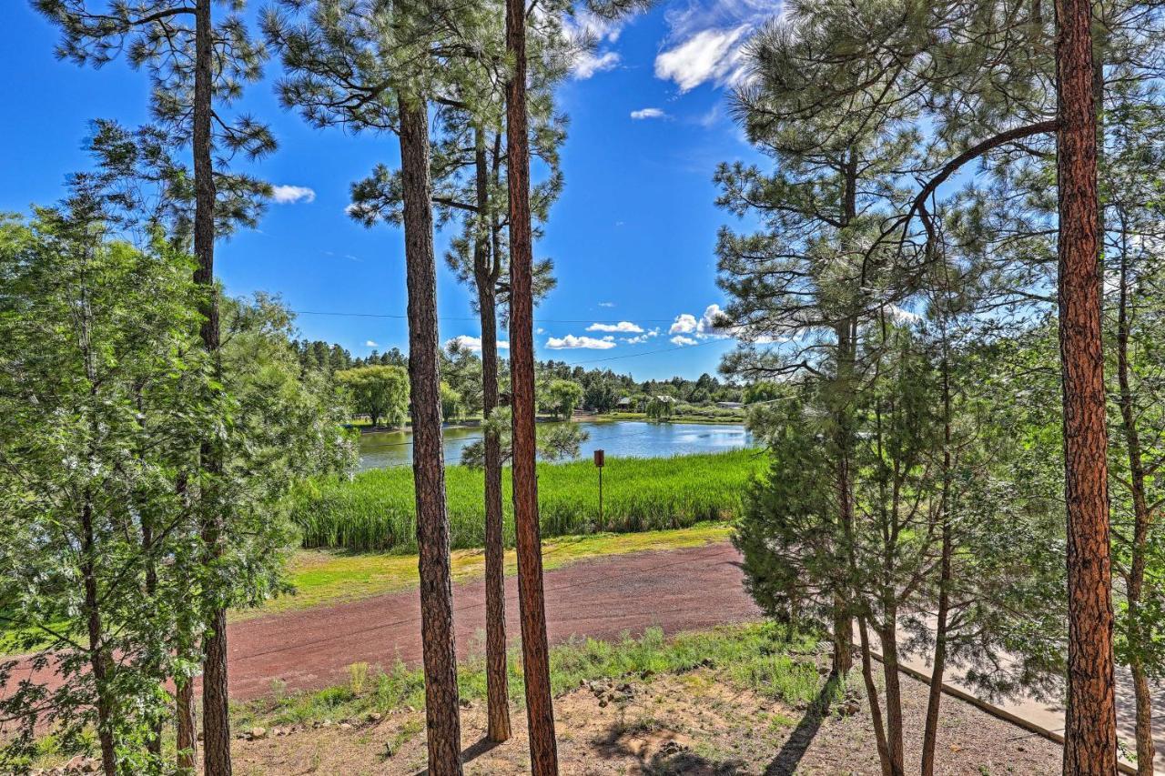 Serene Lakeside Cabin With Decks And Edler Lake Views! Pinetop-Lakeside Eksteriør billede